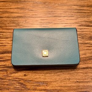 Lodis Card Holder, Turquoise